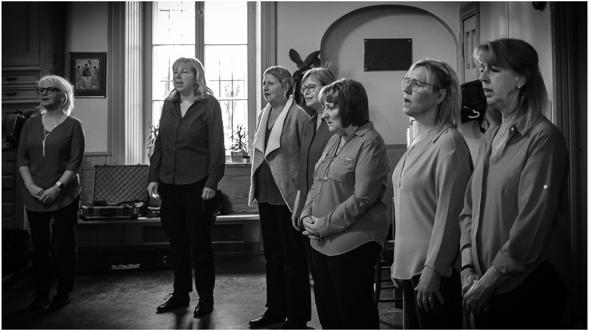 Groupe de femme choriste