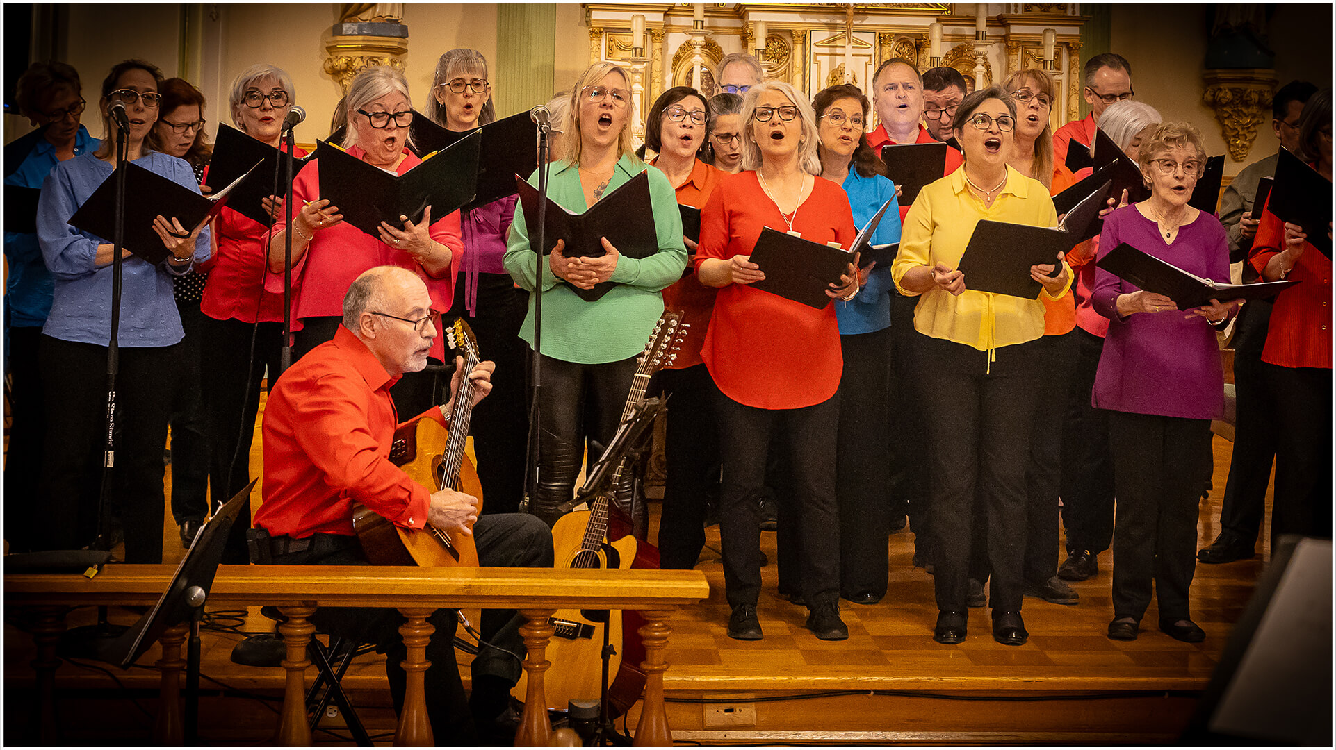 Spectacle dans une église